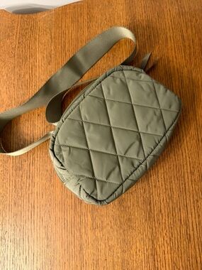 Vera Bradley Quilted Olive Green Crossbody Bag